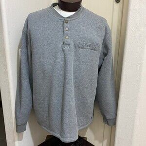 Stanley Grey Fleece Lined Pullover Size 2 X-LARGE